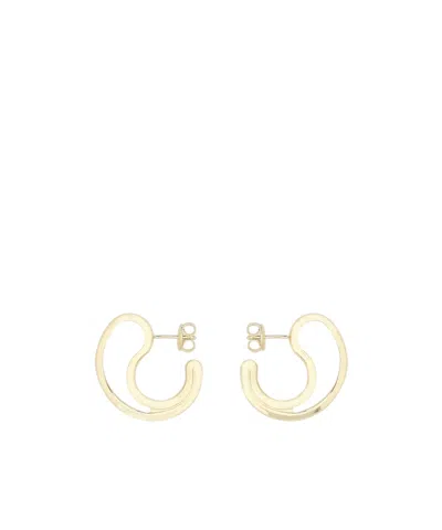 BOTTEGA VENETA BOTTEGA VENETA SEMICIRCLES DROP EARRINGS