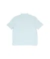 Bottega Veneta Logo-embroidered Cotton Polo Shirt In Blue
