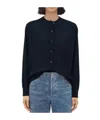 Bottega Veneta Logo Embroidered Sweater In Black