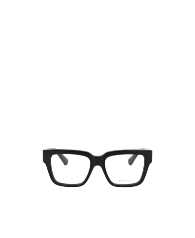 Bottega Veneta Logo-engraved Square-frame Glasses In Black
