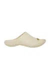 Bottega Veneta Logo Flat-bottomed Open-toed Cool Drag In Nude