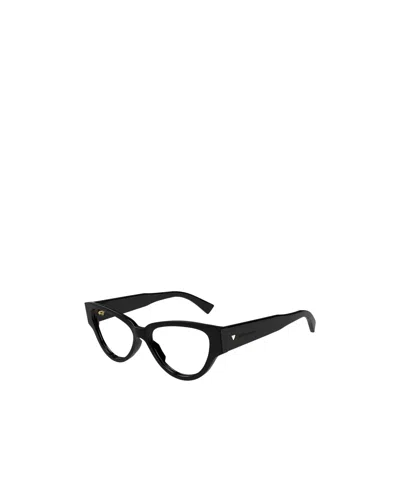 Bottega Veneta Logo Flat Mirror In Black