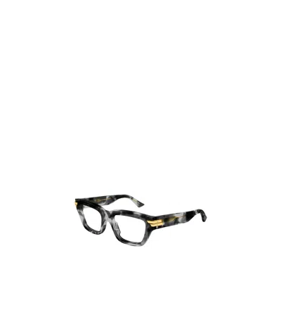 Bottega Veneta Logo Flat Mirror In Black