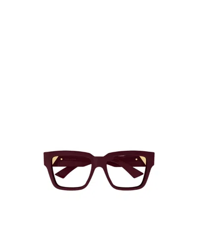Bottega Veneta Logo Flat Mirror In Brown