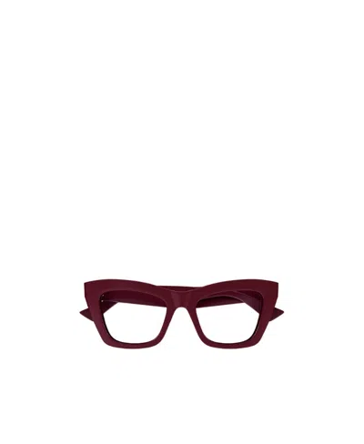 Bottega Veneta Logo Flat Mirror In Brown