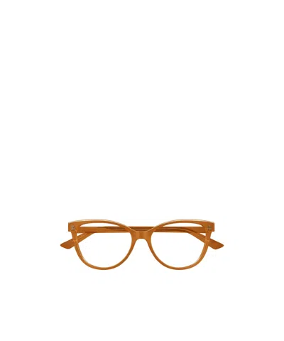 Bottega Veneta Logo Flat Mirror In Brown