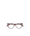 Bottega Veneta Logo Flat Mirror In Brown