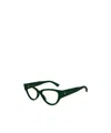 Bottega Veneta Logo Flat Mirror In Green