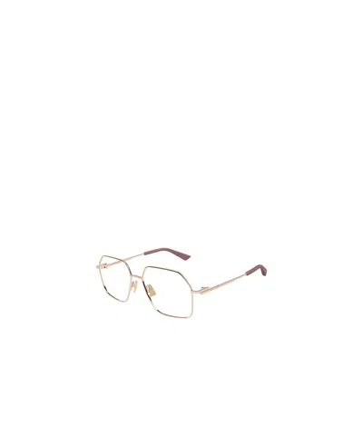 Bottega Veneta Logo Flat Mirror In Nude