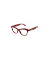 Bottega Veneta Eyeglasses In Red