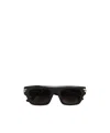 Bottega Veneta Logo Full-frame Sunglasses In Black