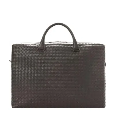 Bottega Veneta Logo Handbag In Black