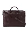 Bottega Veneta Logo Handbag In Red