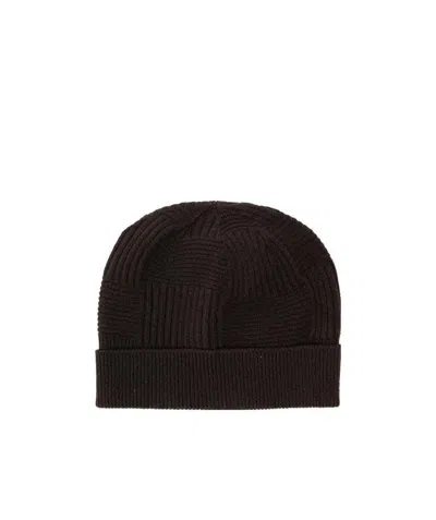 Bottega Veneta Logo Hat In Black