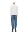 Bottega Veneta Logo High-necked Long-sleeved T-shirt In Multi
