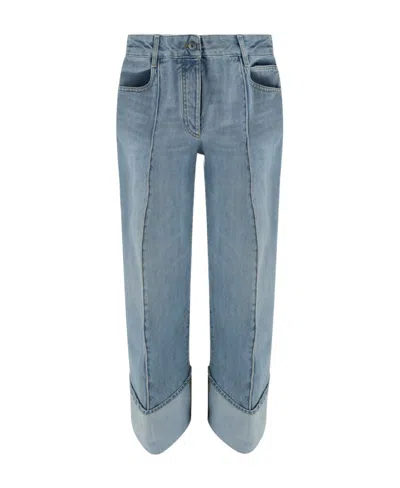 BOTTEGA VENETA BOTTEGA VENETA TURN-UP HEM DENIM JEANS