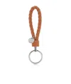 Bottega Veneta Logo Keychain In Multicolor