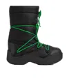 Bottega Veneta Puddle Bomber Padded Lace-up Boots In Black