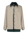 Bottega Veneta Logo Long-sleeved Shirt In Nude
