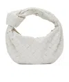 Bottega Veneta Logo Mini Handbag In White