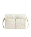 Bottega Veneta Logo Mini Shoulder Bag In White