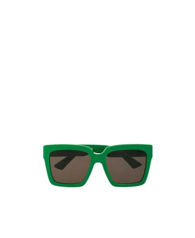 BOTTEGA VENETA BOTTEGA VENETA EYEWEAR RECTANGLE FRAME SUNGLASSES