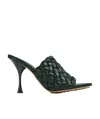 Bottega Veneta Women's Dot Wave Sandals In Green