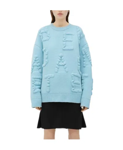 BOTTEGA VENETA BOTTEGA VENETA ALL-OVER ALPHABET KNITTED JUMPER