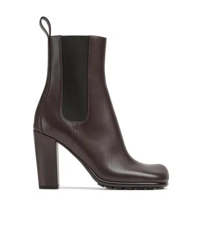 BOTTEGA VENETA LOGO SHORT BOOTS