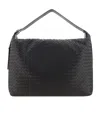 Bottega Veneta Logo Shoulder Bag In Black