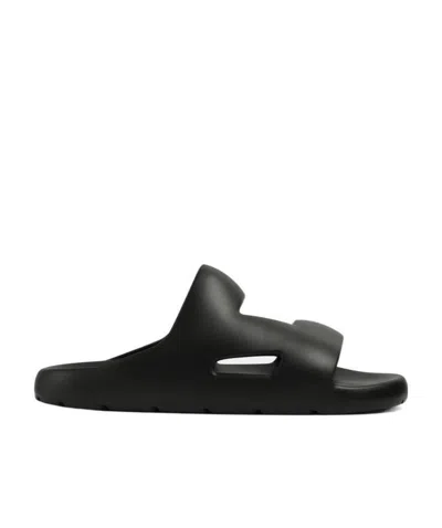Bottega Veneta Ultra Lightweight Band Sandals In Black