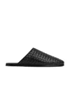 Bottega Veneta Black Sunday Slippers In Black