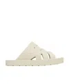Bottega Veneta Ivory-coloured Rubber Slide In Nude