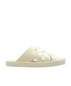 Bottega Veneta Ivory-coloured Rubber Slide In White