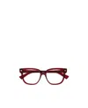 Bottega Veneta Logo Square Flat Mirror In Red