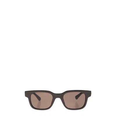 Bottega Veneta Logo Sunglasses In Black