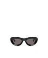 Bottega Veneta Logo Sunglasses In Black