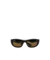 Bottega Veneta Logo Sunglasses In Black
