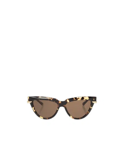 Bottega Veneta Eyewear Cat Eye Frame Sunglasses In Multi