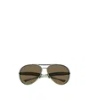 Bottega Veneta Logo Sunglasses In Brown