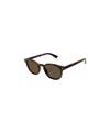 Bottega Veneta Logo Sunglasses In Brown