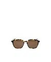 Bottega Veneta Logo Sunglasses In Brown