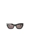 Bottega Veneta Cat Eye Sunglasses In Gray