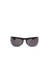 Bottega Veneta Speed Rectangular Sunglasses In Gray