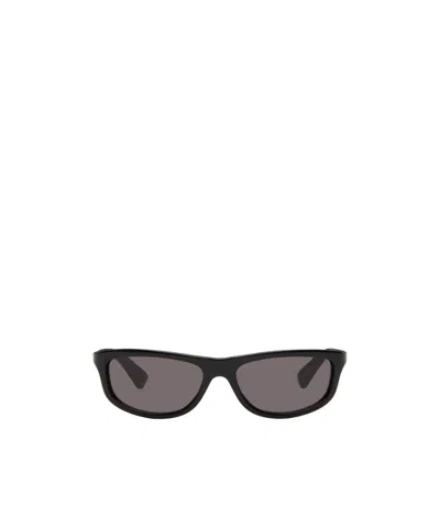 Bottega Veneta Logo Sunglasses In Gray
