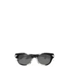 Bottega Veneta Logo Sunglasses In Gray