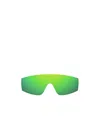 Bottega Veneta Logo Sunglasses In Green