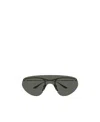 Bottega Veneta Logo Sunglasses In Green