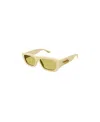 Bottega Veneta Logo Sunglasses In Nude