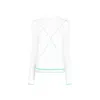 Bottega Veneta Logo Sweater In White